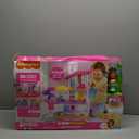 Fisher-Price Little People Barbie Toddler Playset Little Dreamhouse With Music & Lights Plus Figures for Ages 18+ Months
