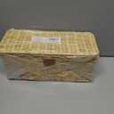 PEMAR Natural Rattan Wicker Cable Management Box, Cable Organizer, 2 Open Slots, Under Desk Cord Organizer, Cover & Hide Power Strips for TV Desk, Computer, Router, USB Hub (Bright Natural Color) (Coffee)