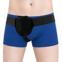 Hernia Belts for Men Inguinal, Adjustable Inguinal Hernia Support for Men Suit Both Left And Right Side, Hernia Truss Provides Concealed And Comfortable Support With Removable Compression Pads, Black