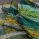 Snow Queen Princess Dress for Women adult Fancy Party Dress Up Halloween Cosplay Costum (Small, Green)