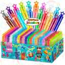 300Pcs 20Colors Star Mini Bubble Wands,Bulk Bubble for Bath Time,Summer Outdoor for Girls Boys,Christmas Celebration,Easter Stuffer, Thanksgiving,Classroom Gifts,Party Favors Toys for Kids Child