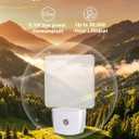 DEWENWILS Night Lights Plug into Wall, LED Night Lights for Kids, Dusk to Dawn Sensor, 3000K Warm Nightlight for Nursery Room, Bathroom, Hallway, Kitchen, Frosted Acrylic Shade, 4 Pack