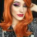 ALLAURA Jessica Rabbit Wig Realistic Long Red Hair Fits All Non-itch, Restyle & Reuse - for Fancy Dress, Cosplay, & Anime