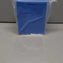 Acrylic Suggestion Box 8.2 x 6.7 x 5 Inch Large Donation Box Safe Ballot with Lock and Sign Holder for Voting Charity Business Cards Collection Display Ticket Comment(Blue)