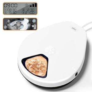 UBPET Automatic Cat Feeder Wet Food, 2025 Upgraded Refrigerated Auto Cat Feeder with Semiconductor Cooling, 4 Days Freshness 5 Meals, Pet Food Dispenser for Cats and Small Dogs, Easy to Clean