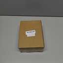 VITVITI Mouthwash Dispenser for Bathroom, Mouth Wash Pump Bottle with Paper Cup Holder, 17Oz Refillable Clear Mouthwash Container with Bamboo Lid/Tray/Label