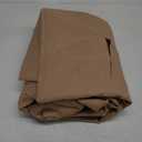 ULTCOVER Patio Furniture Sofa Cover 60W x 35D x 35H inch Waterproof Outdoor 2-Seater Loveseat Cover (Brown-35"deep)