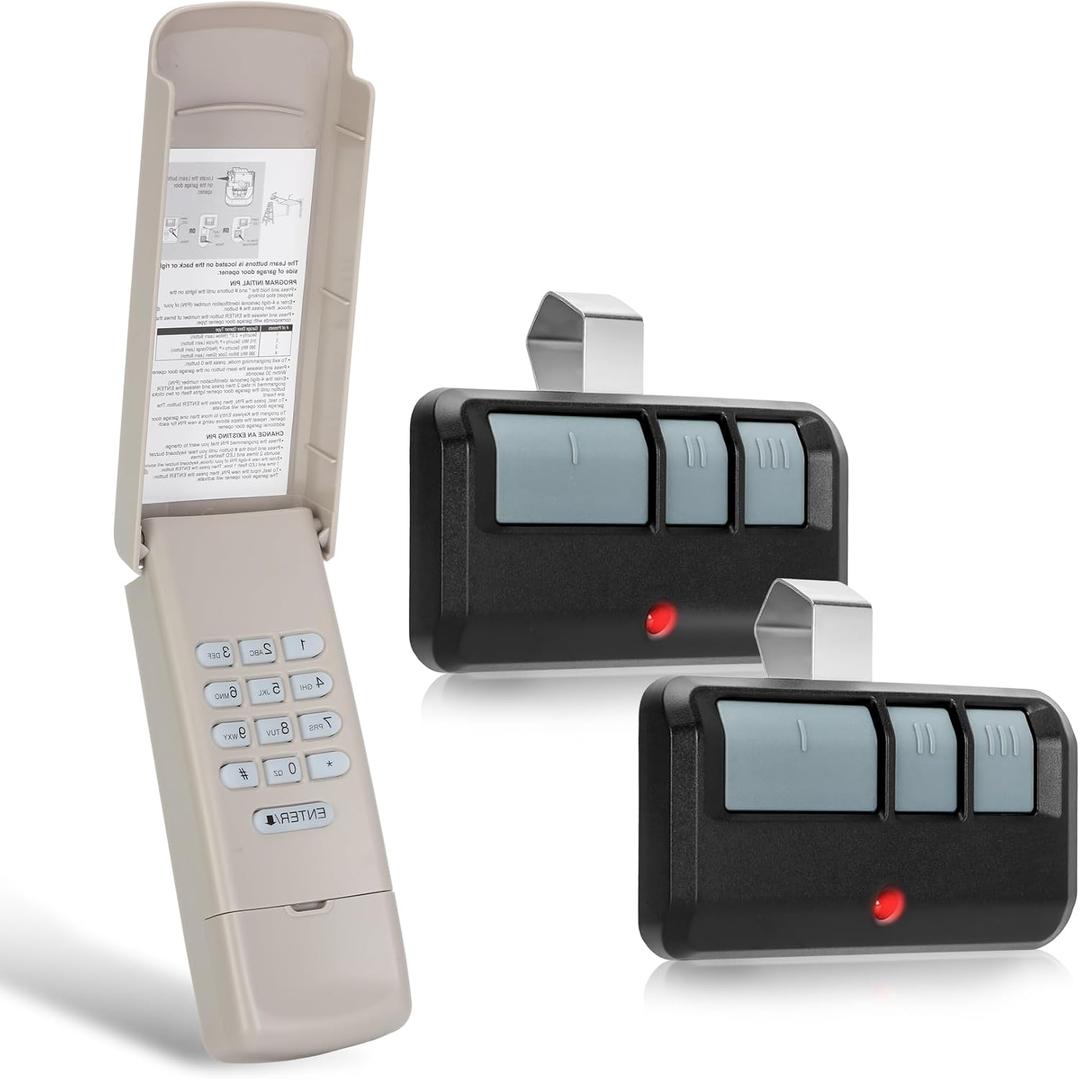 Garage Door Opener Remote and Keypad for liftmaster Craftsman Chamberlain, Replacement for 893MAX 893LM 373LM 971LM 877MAX 877LM G940EV-P2 CMXZDCG440 878MAX