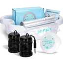 Ionic Foot Bath Detox Machine with 50 Liners, Foot Detox Machine to Remove Toxins, Portable Home Foot Spa, 2 Ion Arrays for Detox & Relaxation, Easy Clean, Perfect for Family/Gift/Self-Care