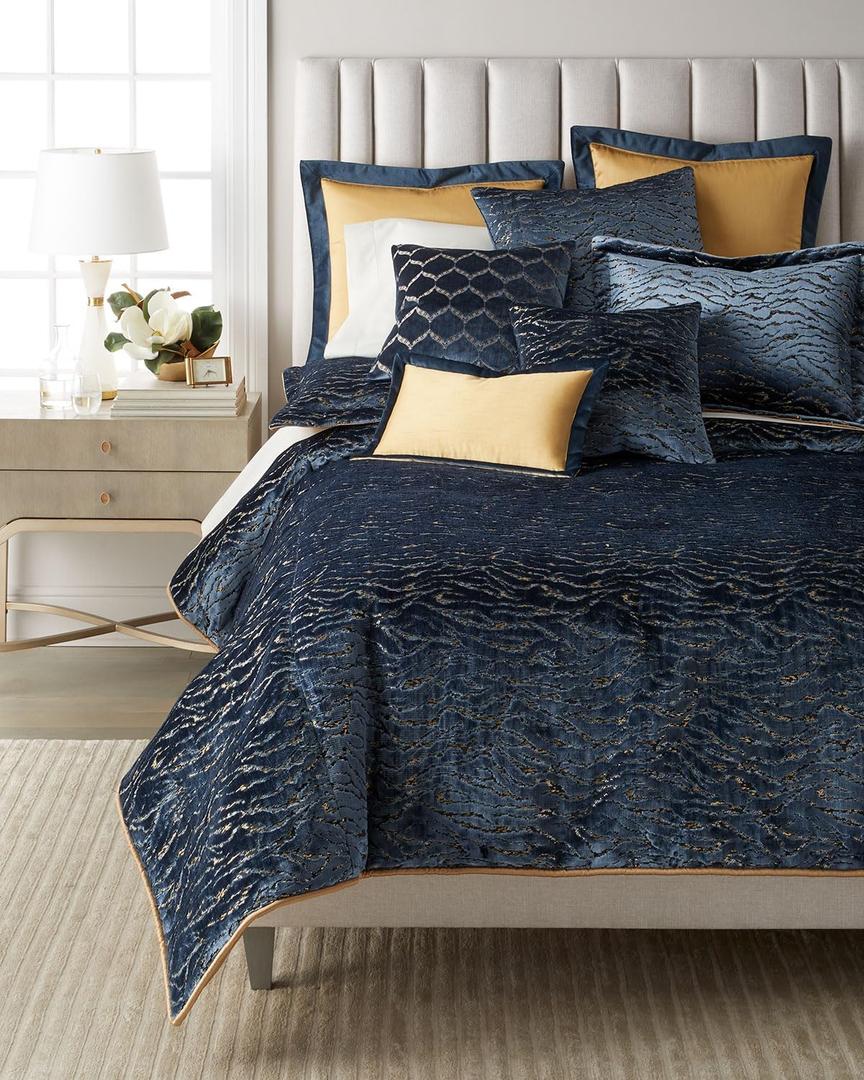 Thread & Weave Safari 3-Piece King Duvet Cover Set - Animal Lifestyle Cut-Velvet Pattern with Faux Silk Backing & Cord Trim - Includes Zippered Duvet and Matching Shams - Luxury Bedding, 108” x 96”
