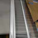 HVAC Premium 22 x 26 Duct Opening Steel Return Air Filter Grille, for 1-inch Filter, Removable Door, Flat Stamped HVAC Vent Cover Grille, Outer Dimensions 24.5 x 28.5