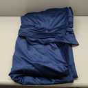 RYB HOME Blue Velvet Curtains 84 inches - Blackout Curtains for Living Room, Thermal Insulated Noise Reducing Panels Soft Luxury Window Decor for Kids Bedroom, Navy Blue, W52 x L84 inches, 2 Panels