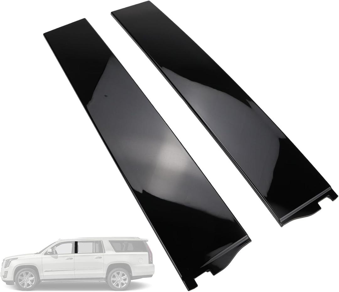 926-243 926-244 Rear Driver and Passenger Side B-Pillar Trim Forward Door Molding Compatible with Chevy Suburban Tahoe GMC Yukon Cadillac Escalade 2015-2018