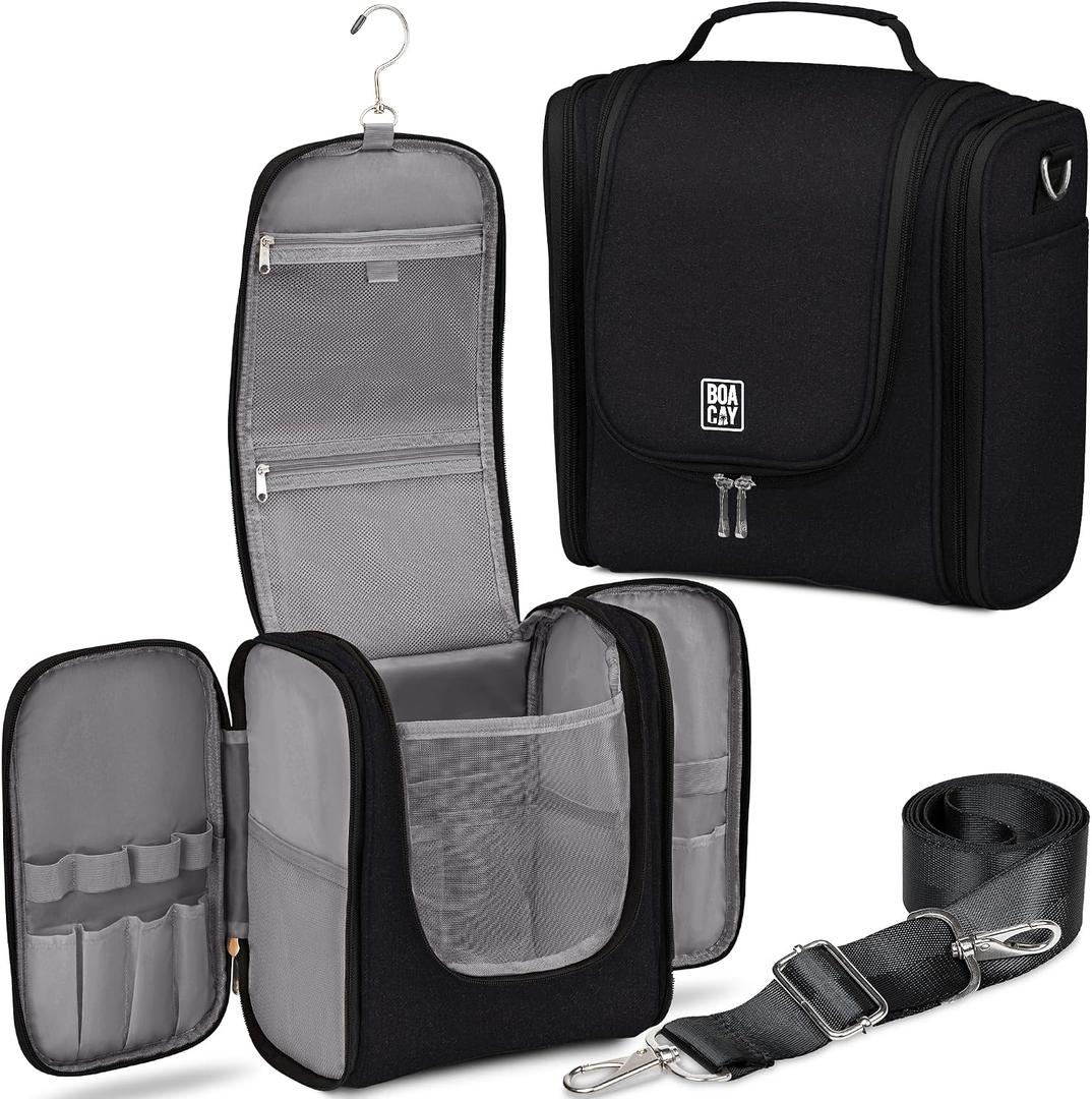 Extra Large Hanging Travel Toiletry Bag for Women and Men, Makeup Bag (EXP 05/09/29)