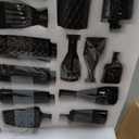 Brajttt Bud Vase Set of 25: Black Glass Vases - Small, Cute Vintage Set for Flower, Wedding, Home Decorations