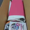 AKSPORT Gymnastics Air Mat Tumble Track Tumbling Mat Inflatable Floor Mats with Air Pump for Home Use/Tumble/Gym/Training/Cheerleading/Parkour/Beach/Park/Water (13ftx3.3ftx4inch, Double Pink)