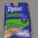 Ziploc Sandwich and Snack Bags, Easy Open and Close, Plastic Food Storage Bags, 270 Bags Total