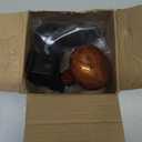 Tallew 2 Pieces Steering Wheel Knob Spinner Suicide Knobs Steering Wheel 360 Degrees Rotation Tractor Accessories for Cars, Trucks, Tractors, Boats(Black and Brown)