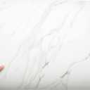ROSEROSA Peel and Stick Matt Faux Marble Architectural Film Self-Adhesive Vinyl Film Wallpaper Door Wrap Counter Top Border Mirror Molding Trim ST678