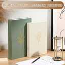 2 x Cinnvoice Set of 2 Aesthetic Decorative Books Boxes, Faux Books Stacked for Decoration for Coffee Tables Modern Home Bookshelves Decor, Fake Fashion Photo Storage Boxes(Sage Green Beige)