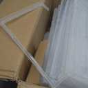 7 code Large Clear Shoe Boxes OrganizerThicker Material Stronger Shoe Box with Magnetic Door, Stackable Shoe Storage Box for Closet, Foldable Space-Saving Storage Bins Shoe Cabinet, White 9 Pack