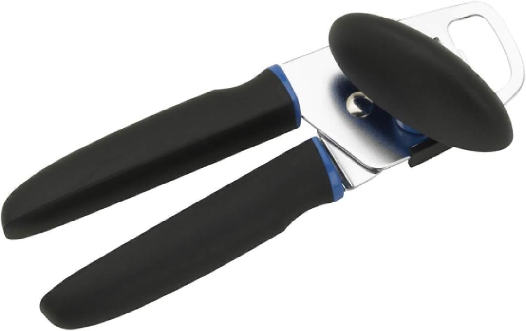 Bradshaw International Good Cook 20431 Touch Locking Can Opener, Black Butter Knife