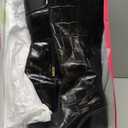Vince Camuto Women's Sangeti Wide Calf Stacked Heel Knee High Boot, Black, 11)