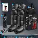 YINGGG Leg Massager with Heat and Compression - Foot and Calf Massage Sleeve with 3 Heat, 6 Intensities, 6 Modes, Compression Boots for Circulation and Pain Relief