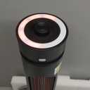 ThermoMate Electric Patio Heater, 1500W IP65 Outdoor/Indoor Infrared Heater with Remote, 8 Heating Levels 8-Hour Timer & Oscillation, Tip-over Protection for Garage Backyard Restaurant (34")