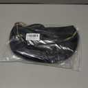 Crossbody Bags for Women Fashion Sling Purse Shoulder Bag Fanny Pack Leather Causal Chest Bum Bag Cross Body Purse (Black)