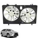 Radiator Cooling Fan Assembly Replacement for Rx350 2010-2016 Replacement for Sienna 2011-2017 Replacement for 1671131440 167110P150