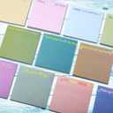 Zonon 24 Pieces Cool for School Sticky Notes Inspirational 3 x 3 Inch Classroom Theme Notepads Back to School Gift for Teacher Nurse Employee Appreciation Studying Office Supplies (Colorful Style)