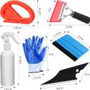 DIYSELF Window Tint Kit for Cars, 45 Pcs Vehicle Glass Protective Film Wrapping Set, Squeegee for Vinyl, Vinyl Wrap Tools, Window Tint Tools, Car Film Kit