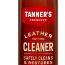 Tanner's Preserve Leather Cleaner, Cleans & Restores Finished Leather, Use for Cars & Interiors, Couches & Furniture, Saddles & More, 8 Fl Oz