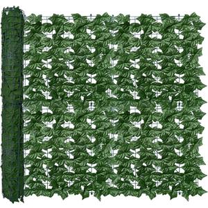 Artificial Ivy Privacy Fence Wall Screen,40X160 in UV-Anti Faux Greenery Backdrop Ivy Vine Leaf Hedges Fence Panels for Patio, Balcony, Garden, Backyard Indoor Outdoor Green Wall Decor