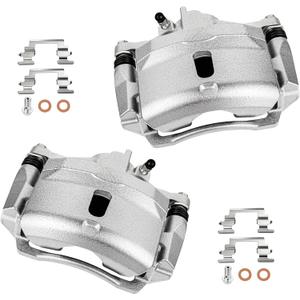 cciyu Front Left & Right Disc Brake Calipers w/Bracket 19B1832 19B1833