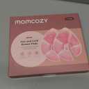 Momcozy Larger Breast Therapy Packs, Hot and Cold Breast Pads with 2 Soft Covers, Breastfeeding Essentials 2 Pack, Pink