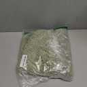 Chenille Bath Mat, Toilet Rugs U Shaped, Soft Plush Bath Bathroom Rug, Absorbent Shaggy Bathroom Contour Rug Light Green 19.7"x19.7"