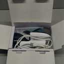 BEAUTURAL Steamer for Clothes, Portable Handheld Garment Fabric Wrinkles Remover, Aluminun Heating Plate, 35-Second Fast Heat-up, Large Detachable Water Tank (Only for 120V) (Blue&White)