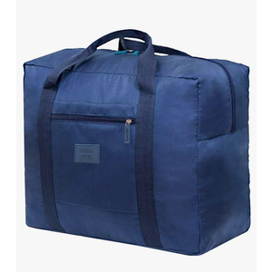 Travel Duffel Bag Lightweight Foldable Travel Bag for Women and Men Waterproof Tote Carry On Luggage Bag Weekender Overnight Bag (Blue), Size -17.5x20.5
