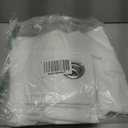 NICETOWN White Sheer Linen Curtains for Living Room 84 inch Length 2 Panels Set, Grommet Semi Sheer Privacy with Light Filtering Flax Window Treatments for Bedroom, W52 x L84