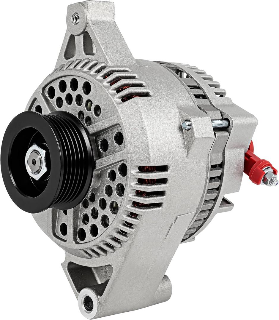 SCITOO Alternator Fits for Ford for Taurus 3.8L 1990-1993,for Ford for Windstar 3.8L 1995,for Lincoln for Continental 3.8L 91-94,for Mercury for Sable 3.8L 90-93 12V 130Amp High-output CW S6 7752N