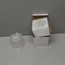 Acrylic Salt Cellar Clear Salt Container with Magnetic Swivel Lid, Salt and Pepper Holder, 6 Ounce Capacity Sugar Bowl, Salt Storage Box for Countertop