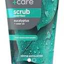 Dove Men+Care Eucalyptus Body and Face Scrub Deeply Exfoliates for Hydrated & Nourished Skin 100% Gentle Cleanser, No Sulfate Cleansers or Parabens