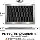 Microwave Filter Replacement for GE JVM6175YK5FS, JVM6175SK5SS, JVM6175DK5BB, JVM6175DK5WW (Charcoal Filter)