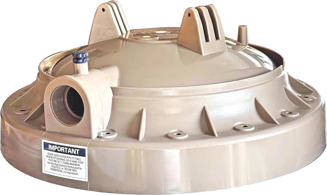 2026 New Upgrade D.E.CX11194AT Filter Head with Vent Valve Replacement for Hayward Perflex EC65,EC65A,EC75,EC75A Extended-Cycle D.E. Filter Above Ground Spa and Swimming Pool