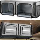 36" RV Overhead Soft-Sided Storage Cabinet, RV Organizer Storage Cabinet Compatible with Mercedes-Benz Sprinter, Ford Transit & RAM Promaster Vans, Gray (Grey)