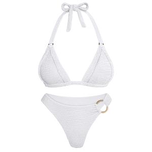 ANRABESS Bikini Sets for Women Triangle Two Piece Halter Bathing Suit 2026 Summer Beach Vacation Strap Thong Sexy Swimsuit, M