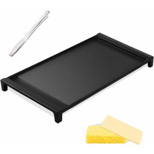 Upgraded WB31X24738 GE Griddle for Gas Stove Top - More Durable, Safe Uncoated, Non-Stick Replacement for Cooktop