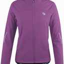baleaf Women's Cycling Jacket Windproof Thermal Winter Running Cold Weather Gear Waterproof Softshell Warm (X-Large, 01-purple)